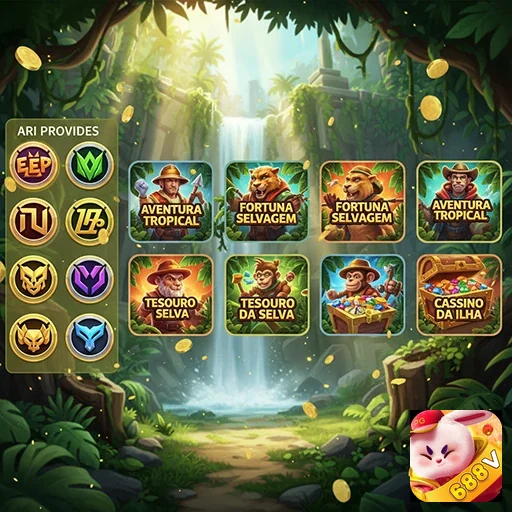 Ilustração de Diversidade em Jogos de Slots